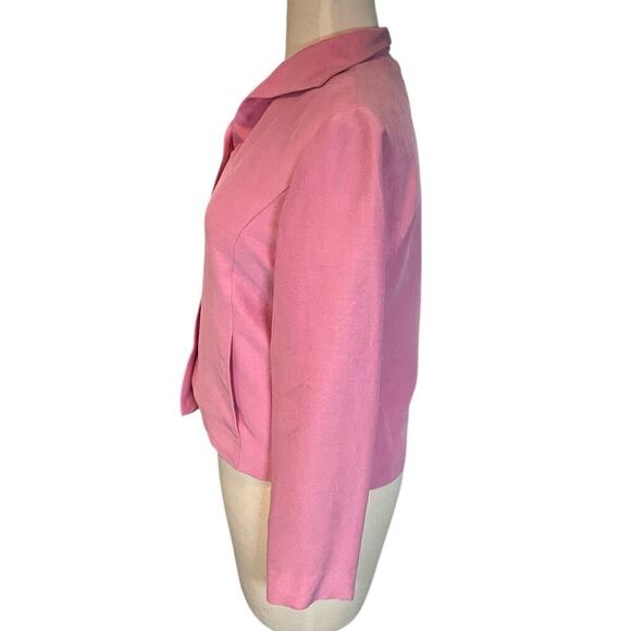 Eileen Fisher Lavender Purple Blazer Button Soft Top 100% Silk Size PP 0-2 - Picture 2 of 13